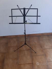 Leggio pieghevole per musica spartiti