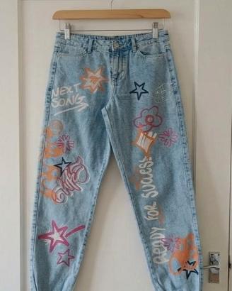 jeans in denim 10 anni 