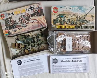 Airfix scala 1/76 - Bofors 40mm. Gun & Tractor 
