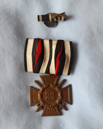ww1 croce tedesca medaglia