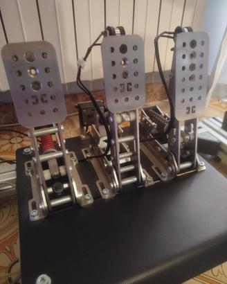 DC Simracing DC3 - 3 pedali con frizione
