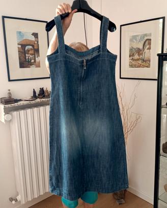 abito donna in jeans. brand: vitamine jeans