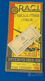 Cartina Italia 1935