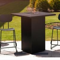 FUNGO TAVOLO ALTO DA ESTERNO CON CAMINETTO A GAS
