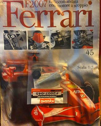 Ferrari F2007 DeAgostini busta montaggio n.45