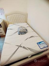 Letto con contenitore, materasso Cameretta pronta