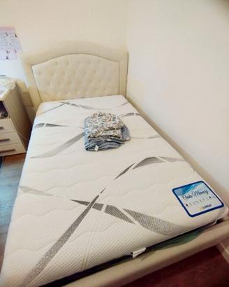 Letto con contenitore, materasso Cameretta pronta