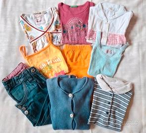 Set 9 pezzi bambina 4/5 anni