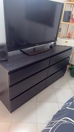 Comò camera da letto nero