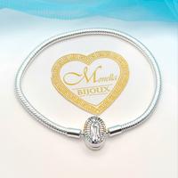 Bracciale madonnina madonna misura 19 zirconi 