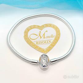 Bracciale madonnina madonna misura 19 zirconi 