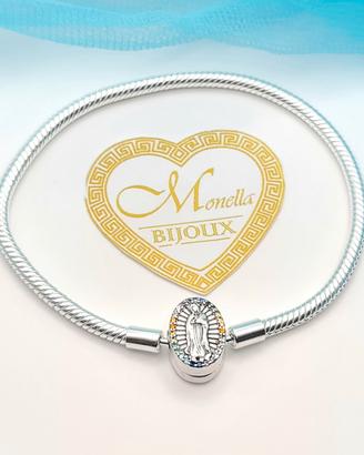 Bracciale madonnina madonna misura 19 zirconi 