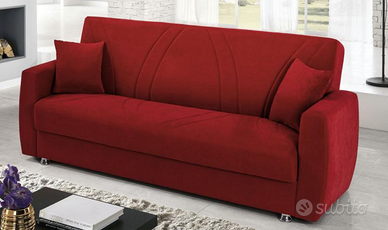 Divano letto rosso mondo convenienza