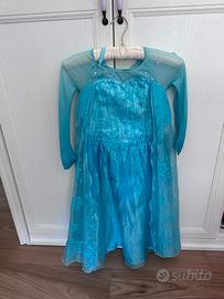 Vestito di carnevale Elsa Frozen originale Disney