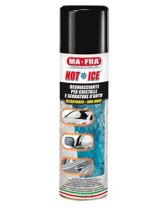 Spray antighiaccio per auto