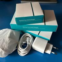 Doppi caricatori universali USB-C x2 nuovi sigilla