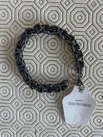 Nuovo con cartellino, bracciale in acciaio