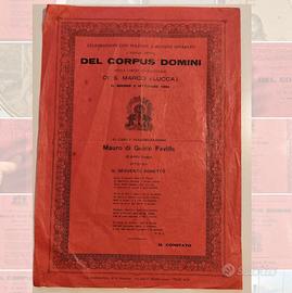 Manifesto religioso 1934 - senatore Mauro favilla