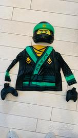 Costume Ninjago verde Lloyd 5-6 anni
