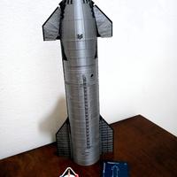 Modello in stampa 3D FDM dello Starship Space X