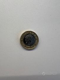 1 pound anno 2016 rara