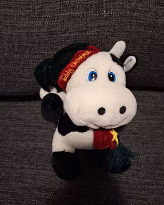pupazzo peluche Mucca