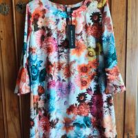 Abito in viscosa floreale