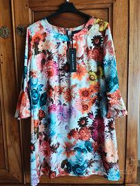 Abito in viscosa floreale