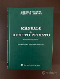 Manuale di diritto privato- Torrente Schlesinger