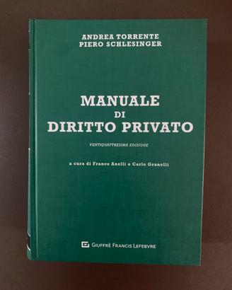Manuale di diritto privato- Torrente Schlesinger