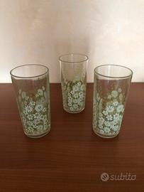 Bicchieri Nutella vintage da collezione anni 80