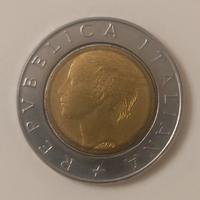 Moneta 500 lire Luca Pacioli 1494 - 1994