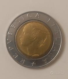 Moneta 500 lire Luca Pacioli 1494 - 1994