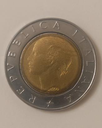 Moneta 500 lire Luca Pacioli 1494 - 1994