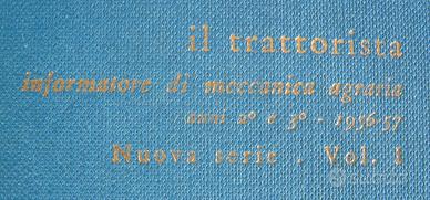Rivista "Il Trattorista" – Annate 1956-1957
