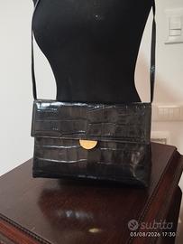 borsa vintage in coccodrillo 