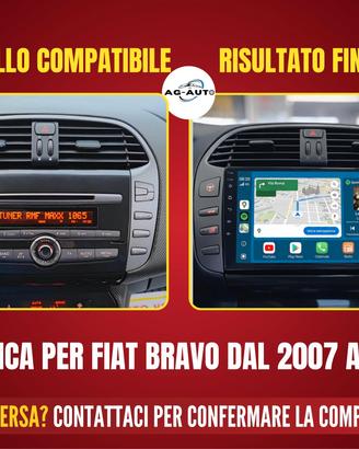 Fiat Bravo KIT COMPLETO Autoradio Android 2 din