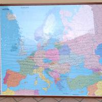 Quadro mappa politica Europa