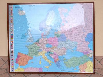 Quadro mappa politica Europa