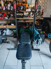 panca ,rack, bilanciere (no pesi )