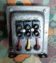 Trasformatore 220 380 12v +12v o 24v