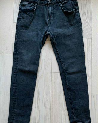 BERSHKA Uomo, Jeans neri, Taglia 40