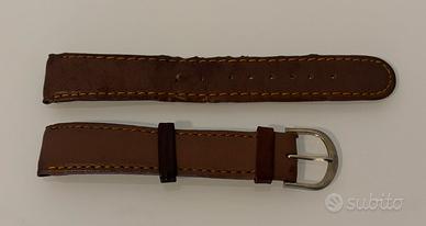 Cinturino vintage in pelle misura 18