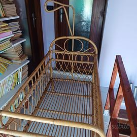 Culla in vimini anni 70