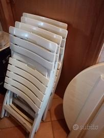 Tavolo da giardino con 4 sedie