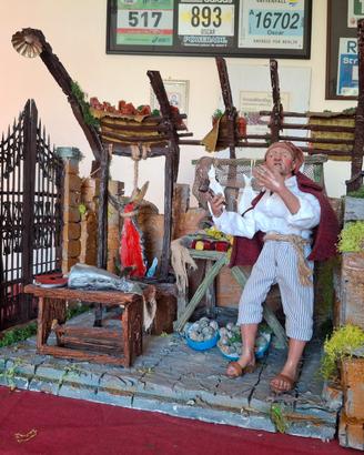 Scenografia presepe napoletano del 700