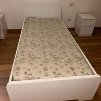 Letto singolo 90x200 con materasso incluso