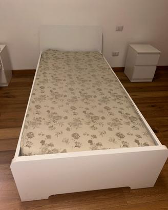 Letto singolo 90x200 con materasso incluso