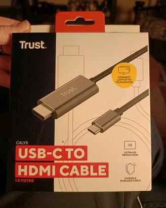 Cavo Trust usb-c a HDMI