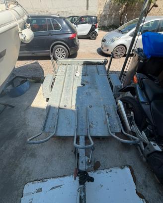 Carrello porta moto 3 posti